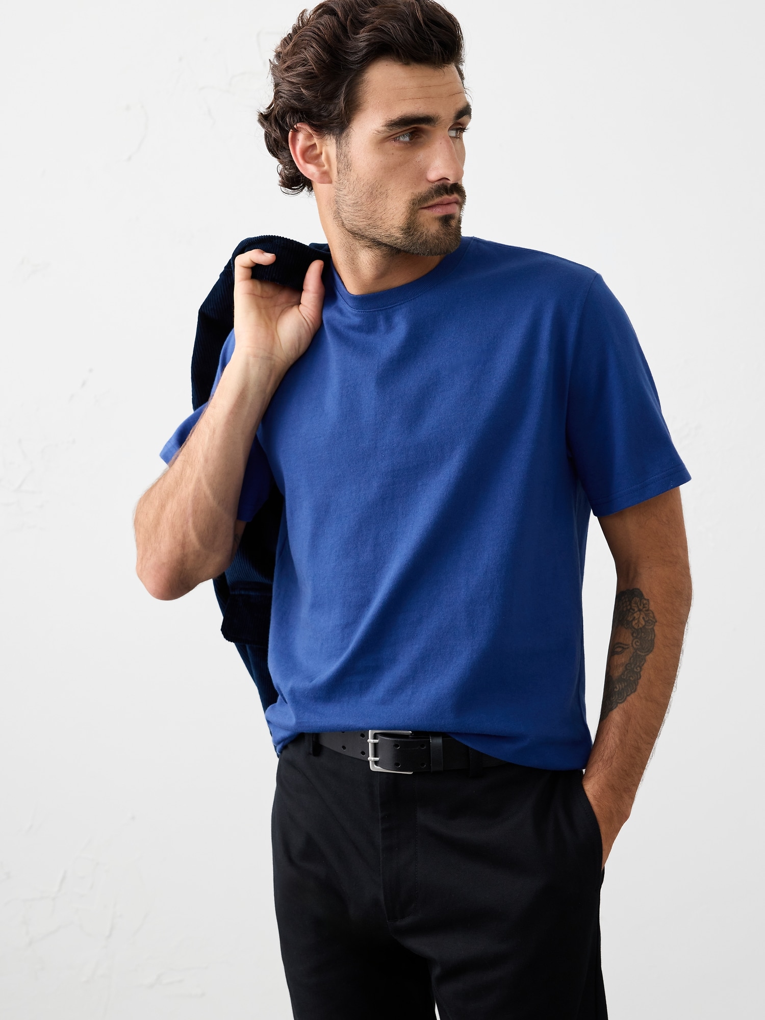 Midweight Cotton T-Shirt - Winter Isle