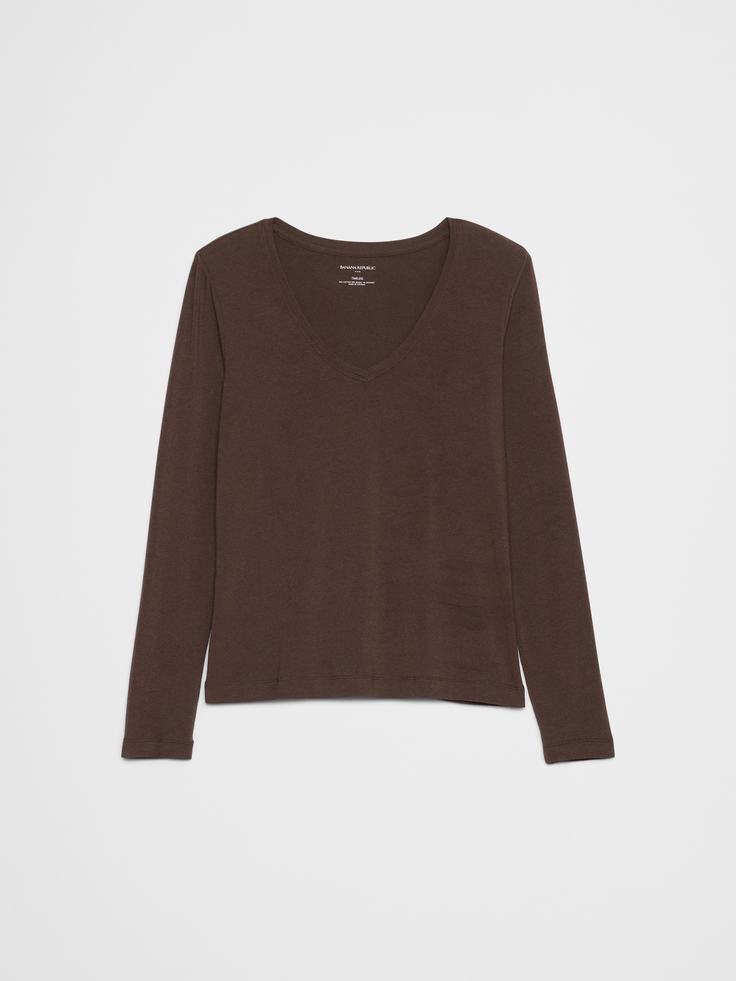 Image number 4 showing, Timeless Long-Sleeve V-Neck T-Shirt