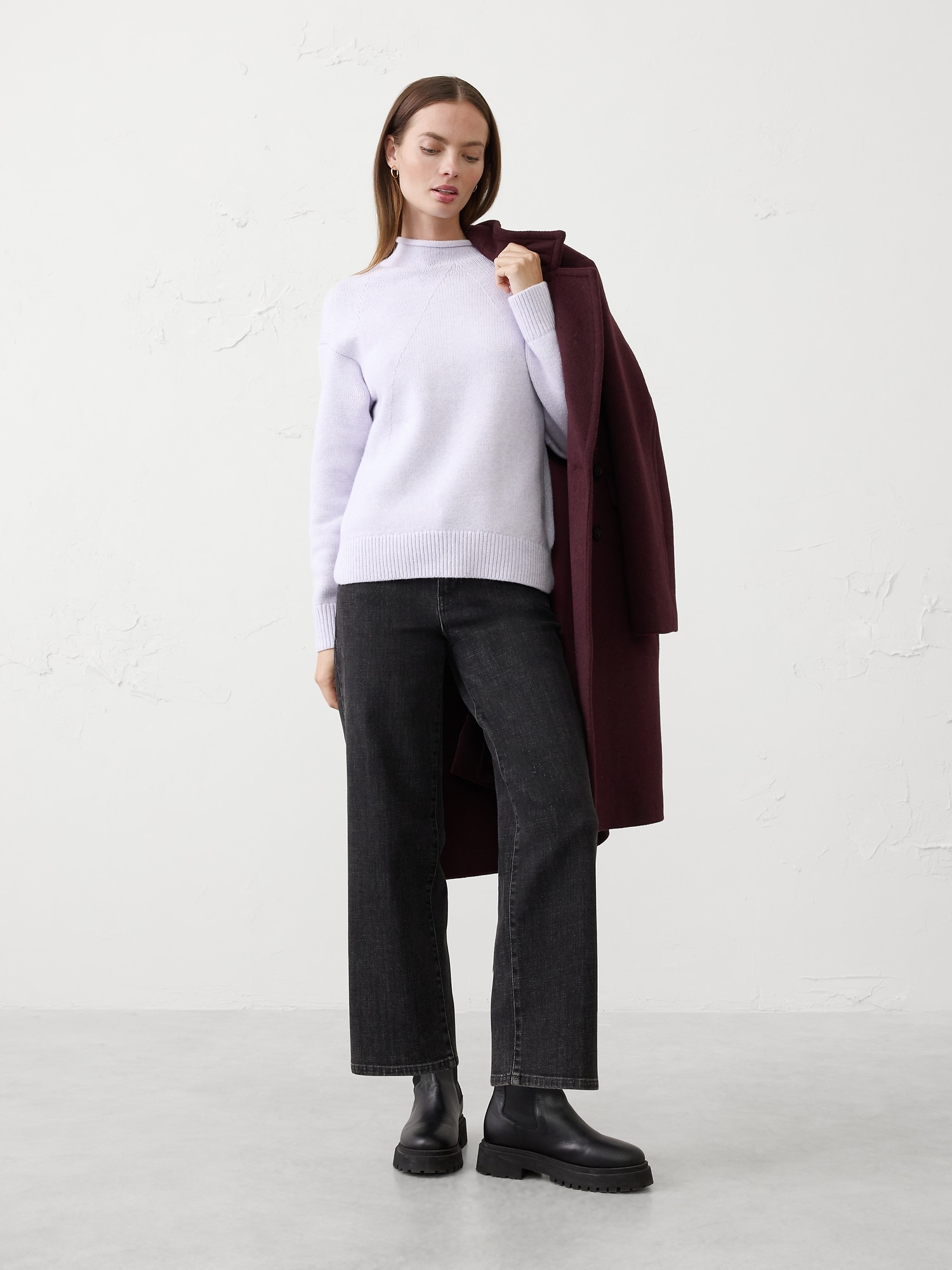 Image number 1 showing, Perfectly Soft Roll-Neck Sweater