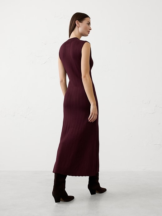 Ribbed Maxi Sweater Dress