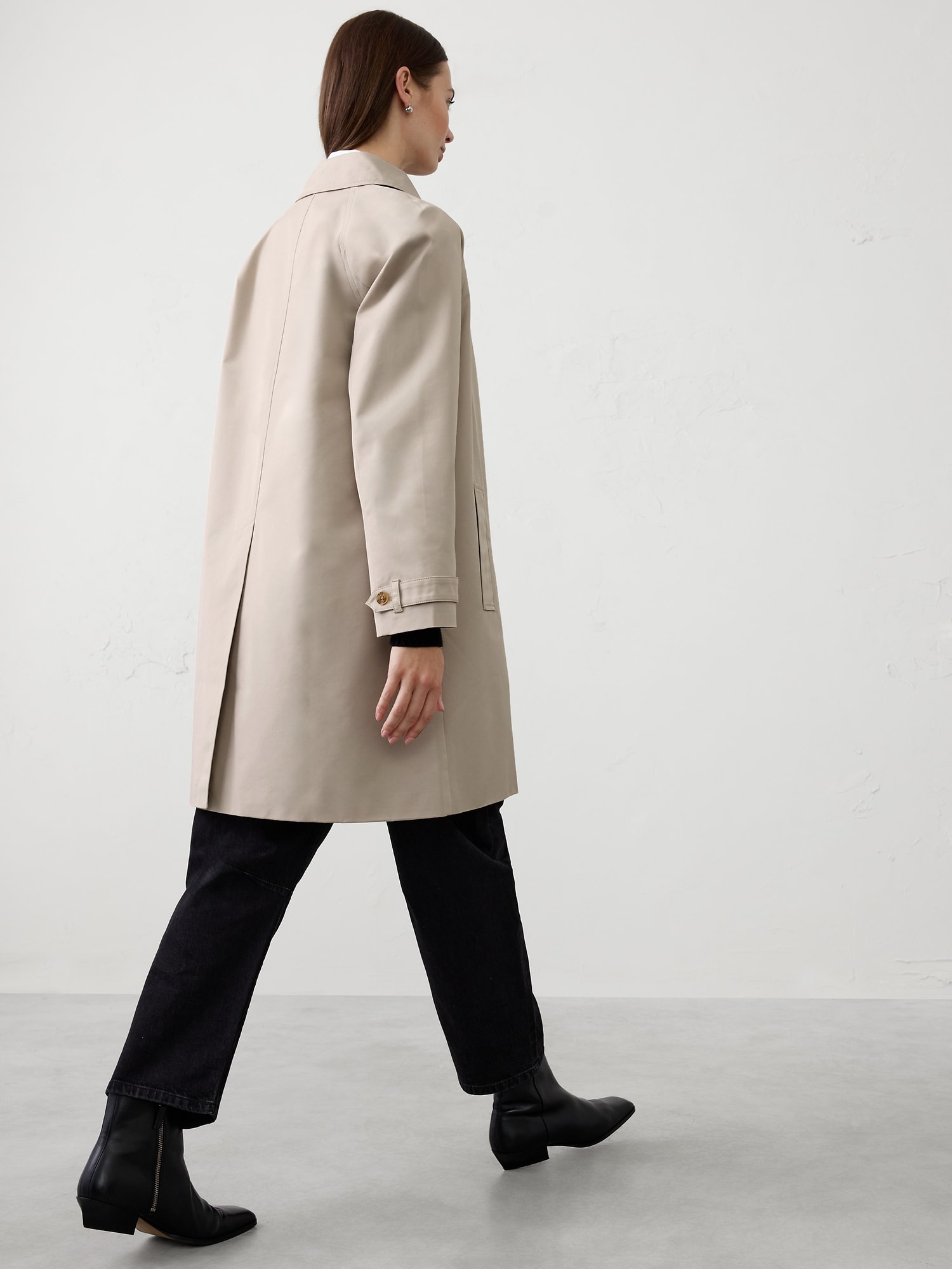 Image number 5 showing, Denim Mac Coat