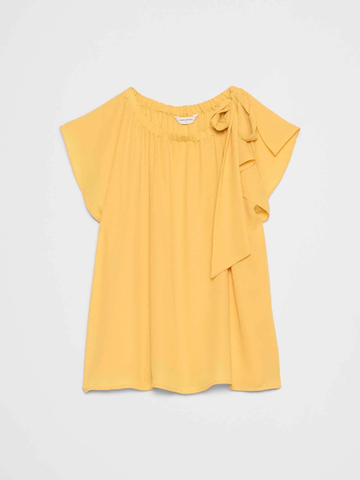 Image number 4 showing, Georgette Tied-Shoulder Top