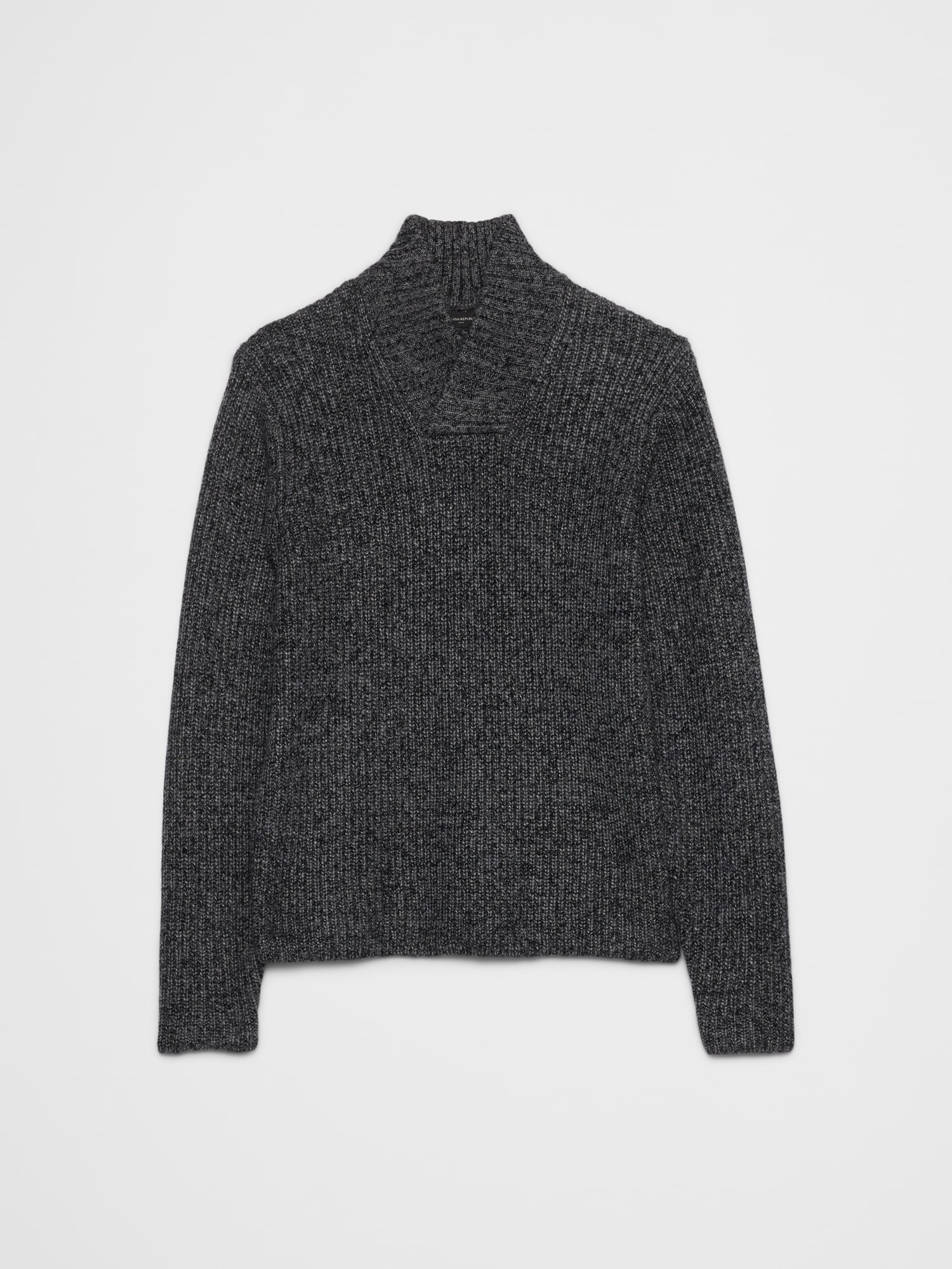 Image number 7 showing, Marled Wrap-Neck Sweater