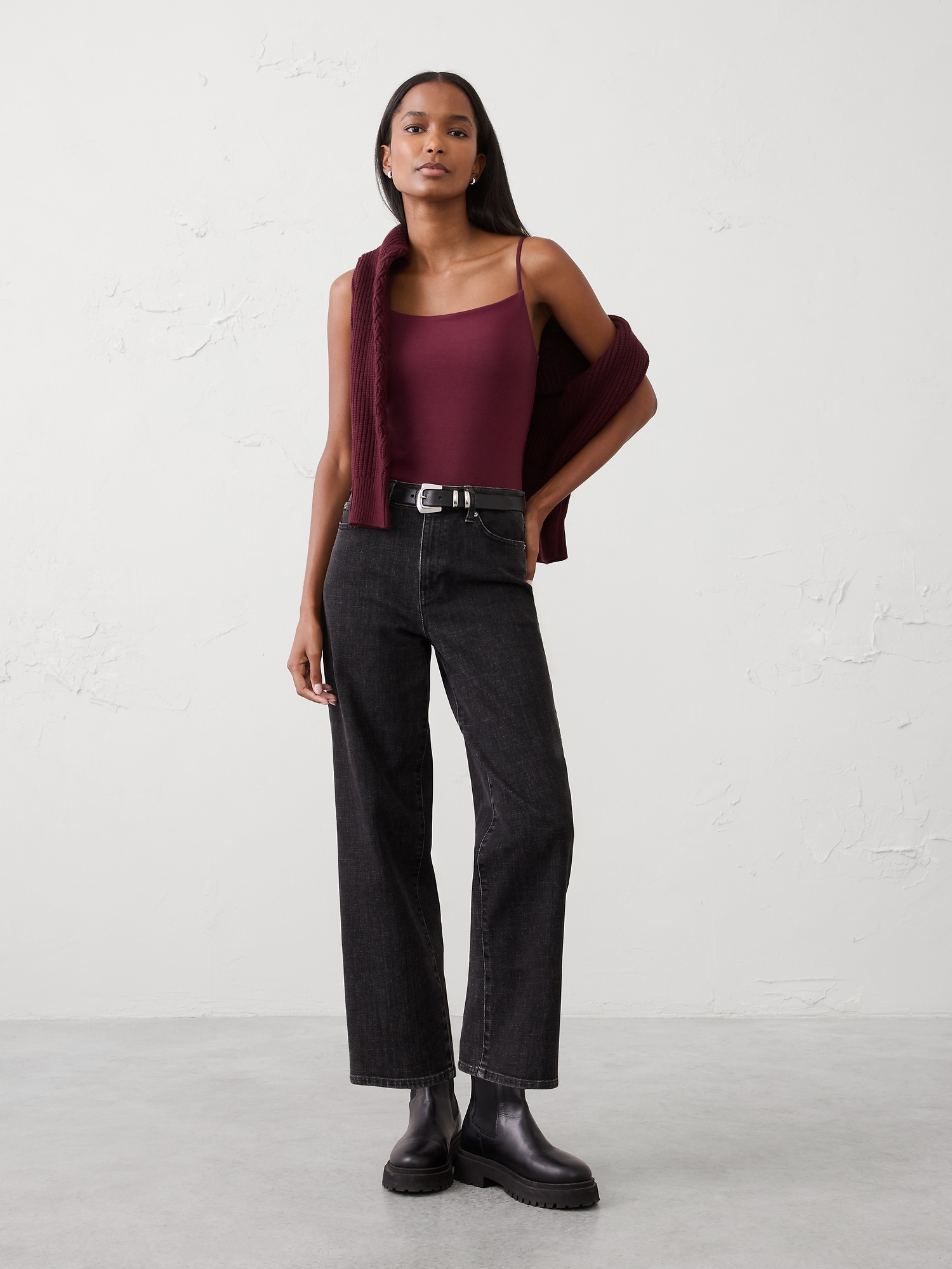 Soft Stretch Camisole - Bright Wine