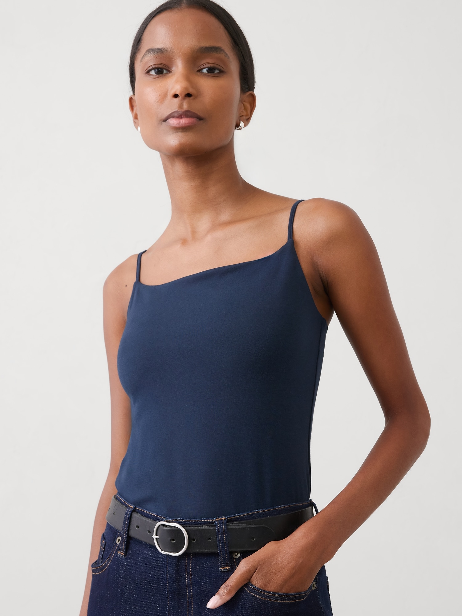 Soft Stretch Camisole - Preppy Navy