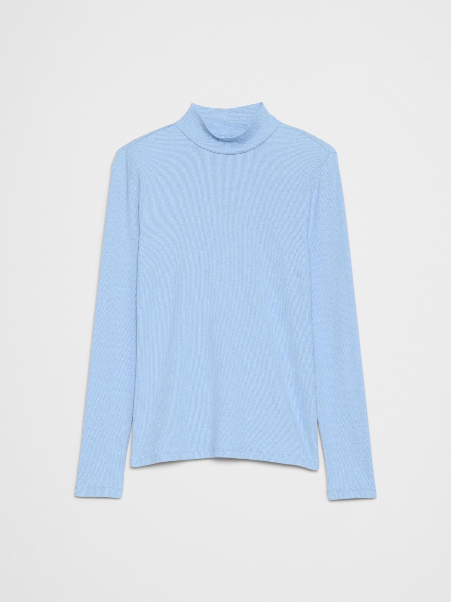 Image number 7 showing, Ribbed Mock-Neck Top