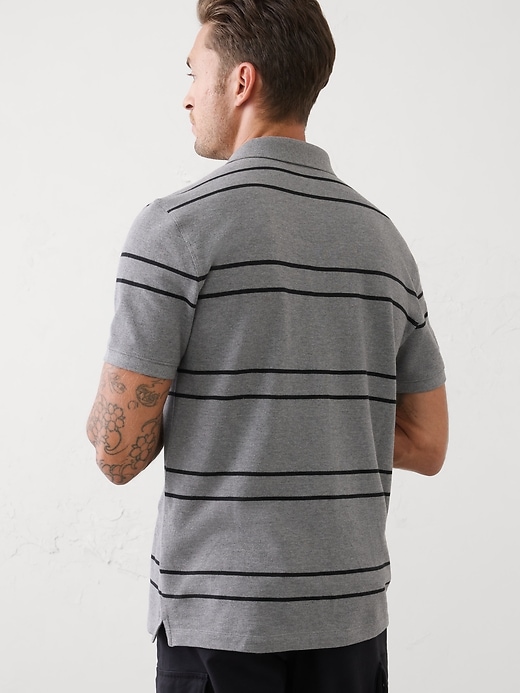 Slim-Fit Cotton Pique Polo