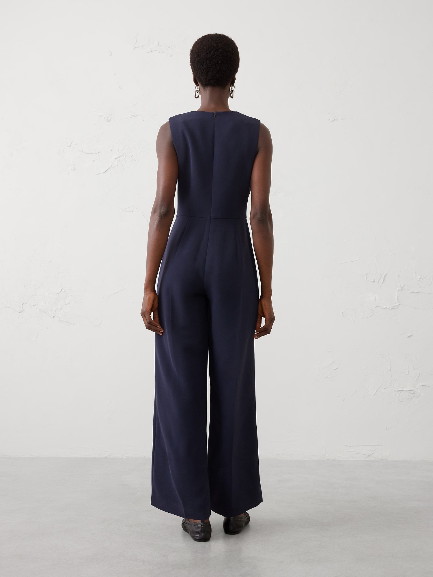 Image number 5 showing, Cowl-Neck Jumpsuit