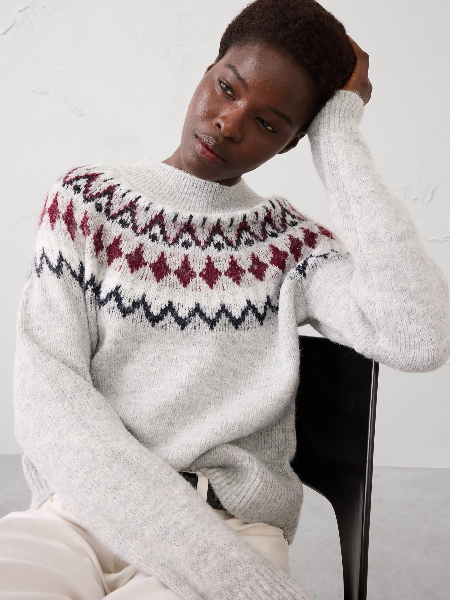 Brushed Pullover Sweater