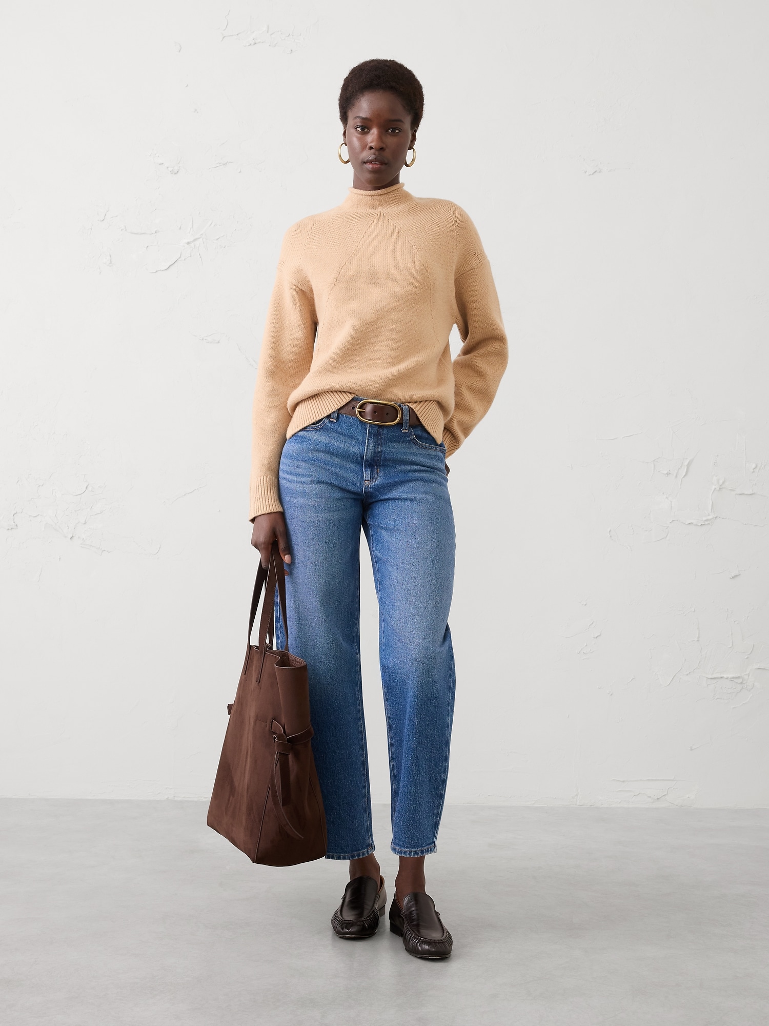 Image number 1 showing, Perfectly Soft Roll-Neck Sweater