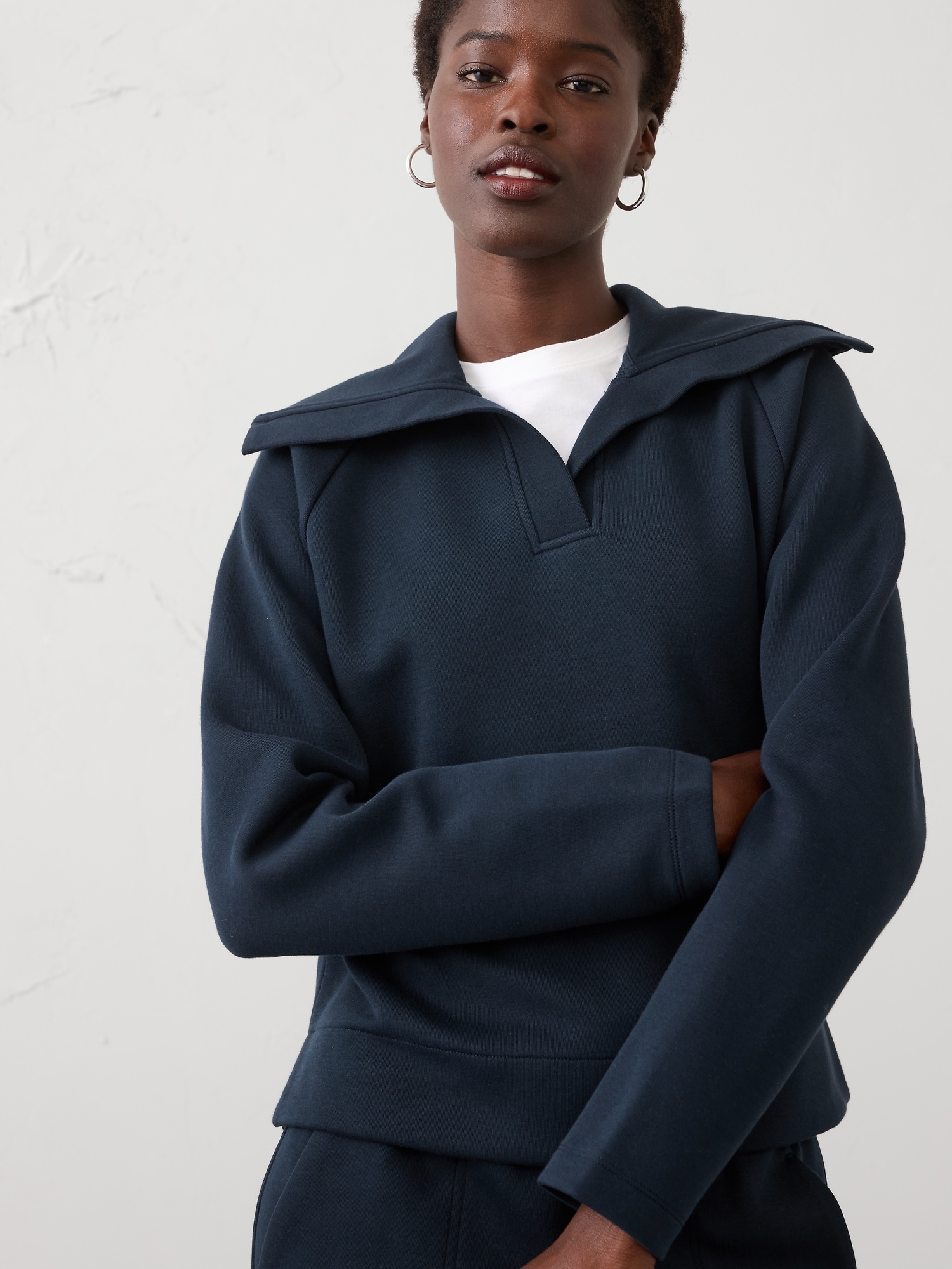 Image number 1 showing, Scuba Collared Sweatshirt