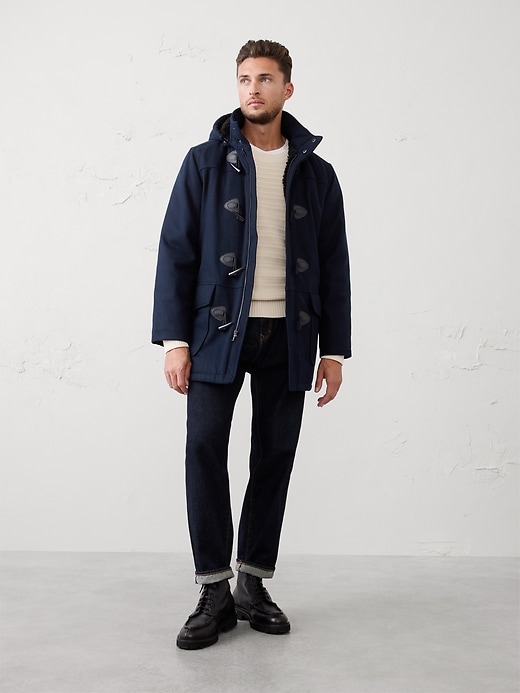 Wool-Blend Toggle Coat | Banana Republic Factory