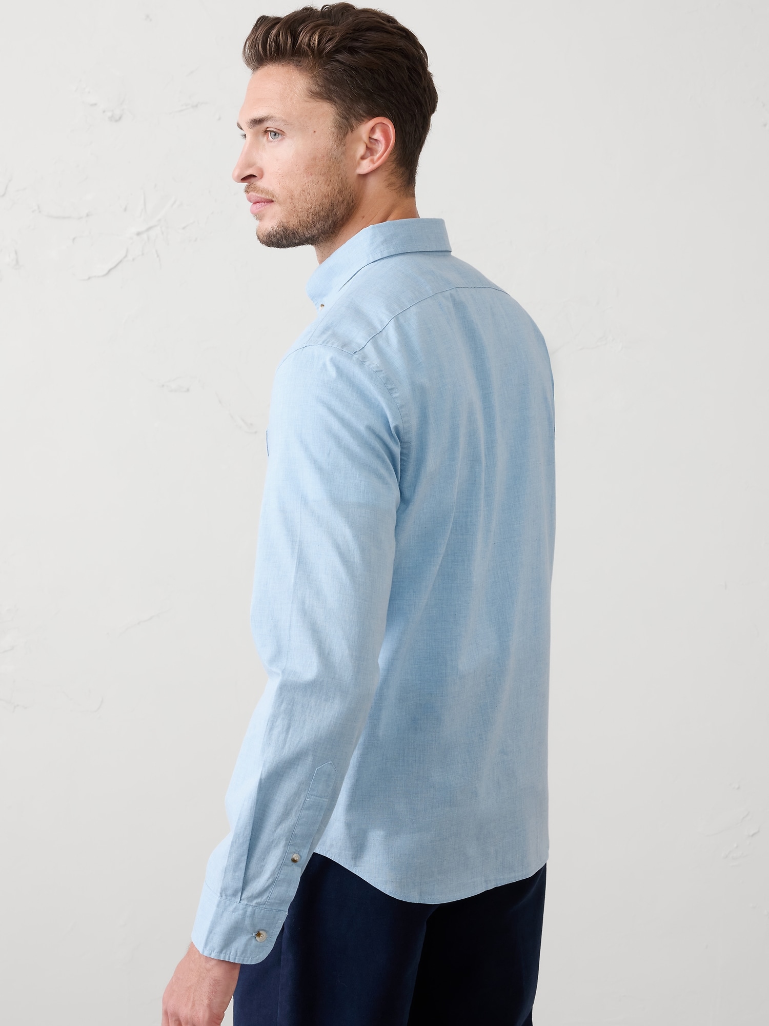 Image number 8 showing, Slim-Fit Softwash Cotton Shirt