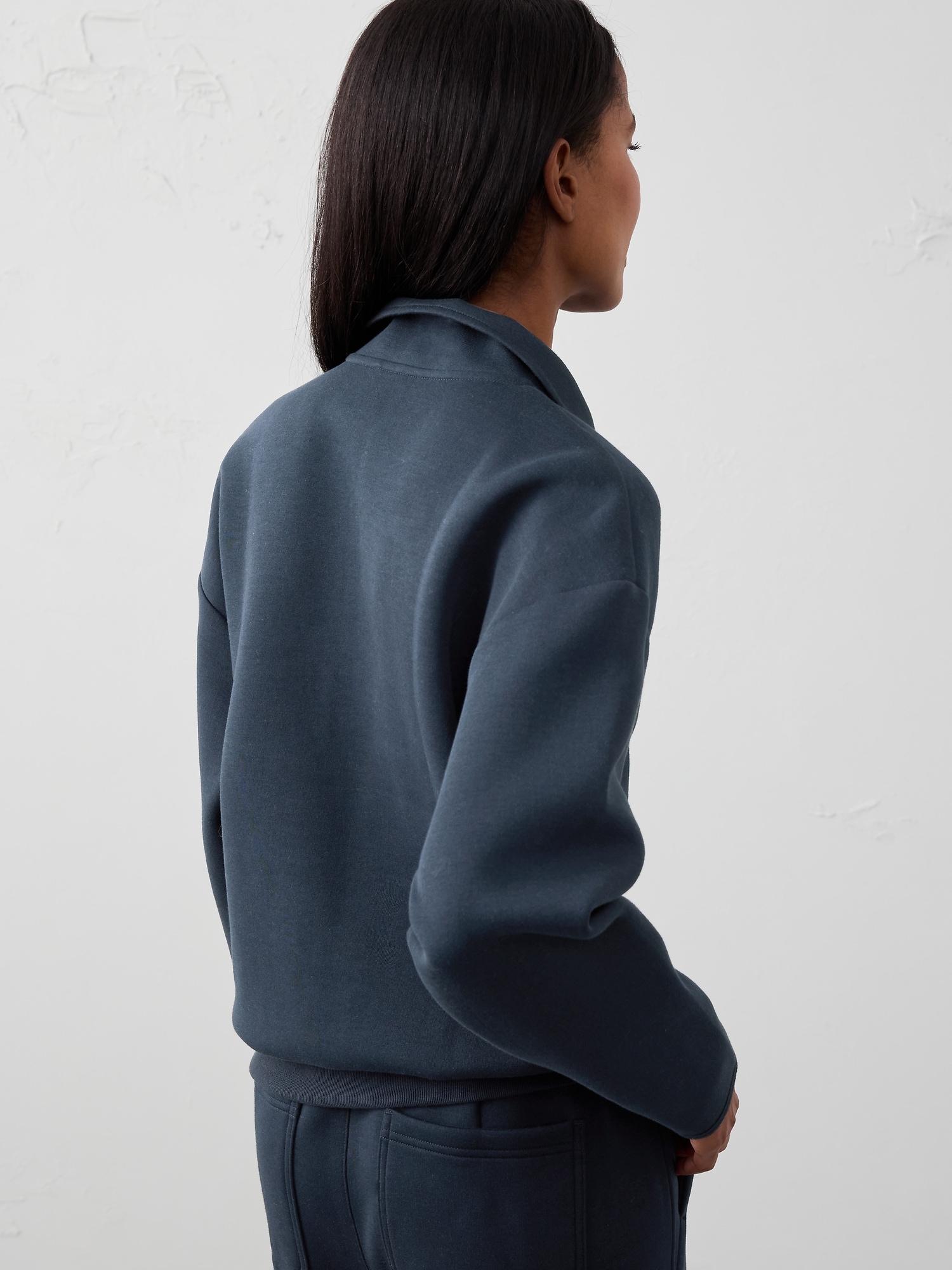 Image number 2 showing, Knit Quarter-Zip Sweatshirt