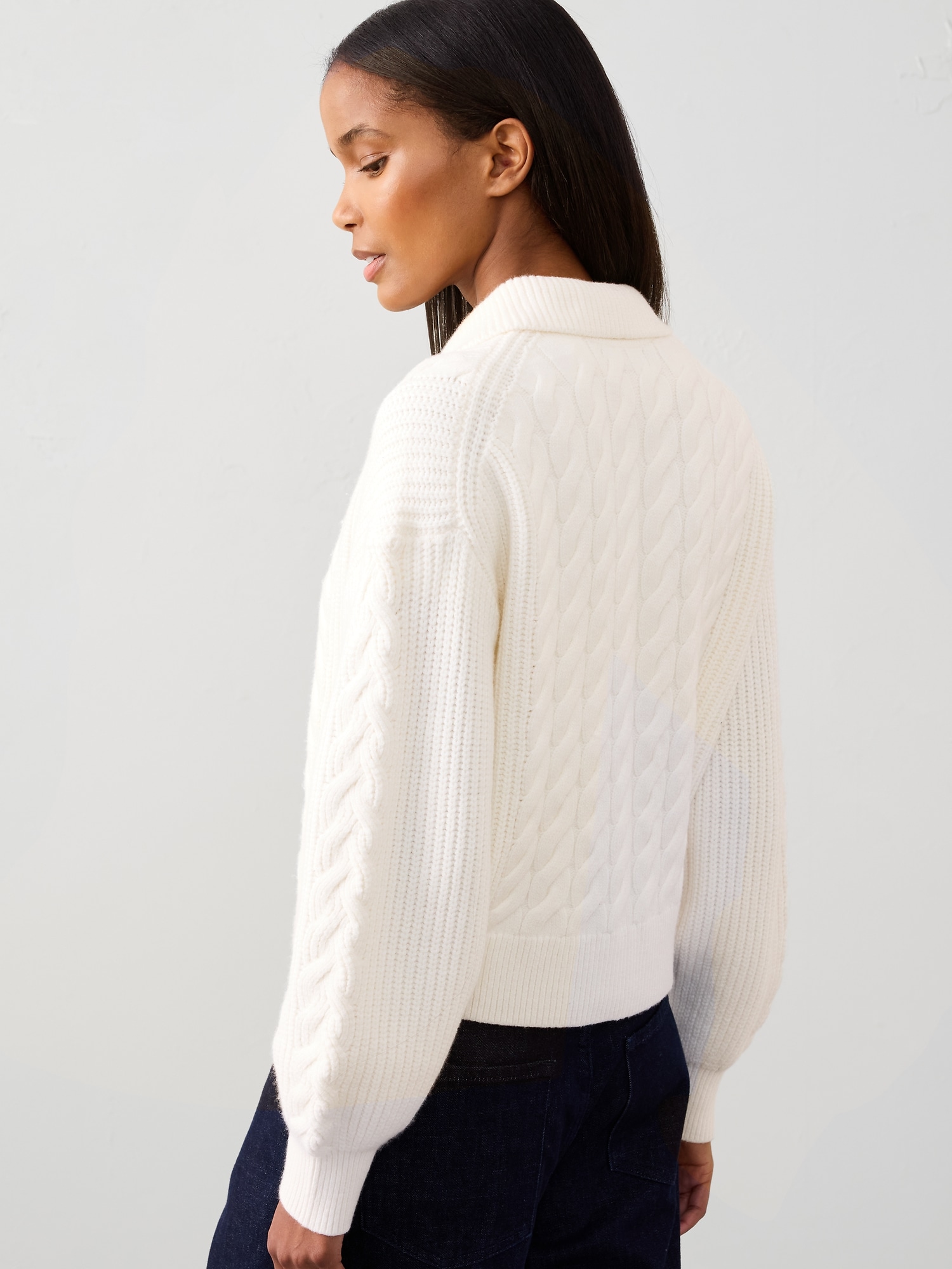 Image number 2 showing, Perfectly Soft Cable Sweater Jacket