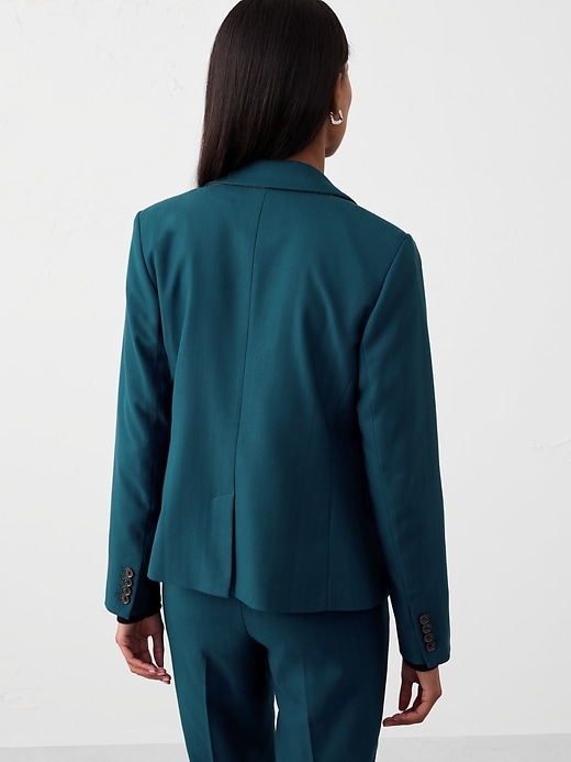 Classic Herringbone Blazer