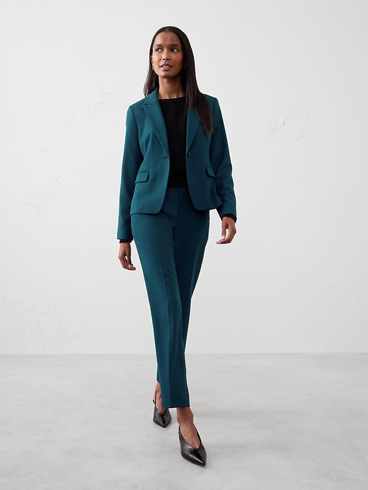 Classic Herringbone Blazer