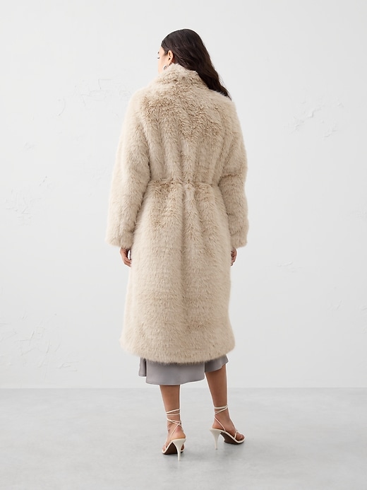 Faux Fur Long Coat