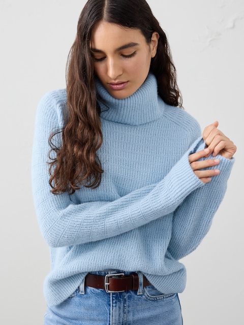 Brushed Turtleneck Sweater