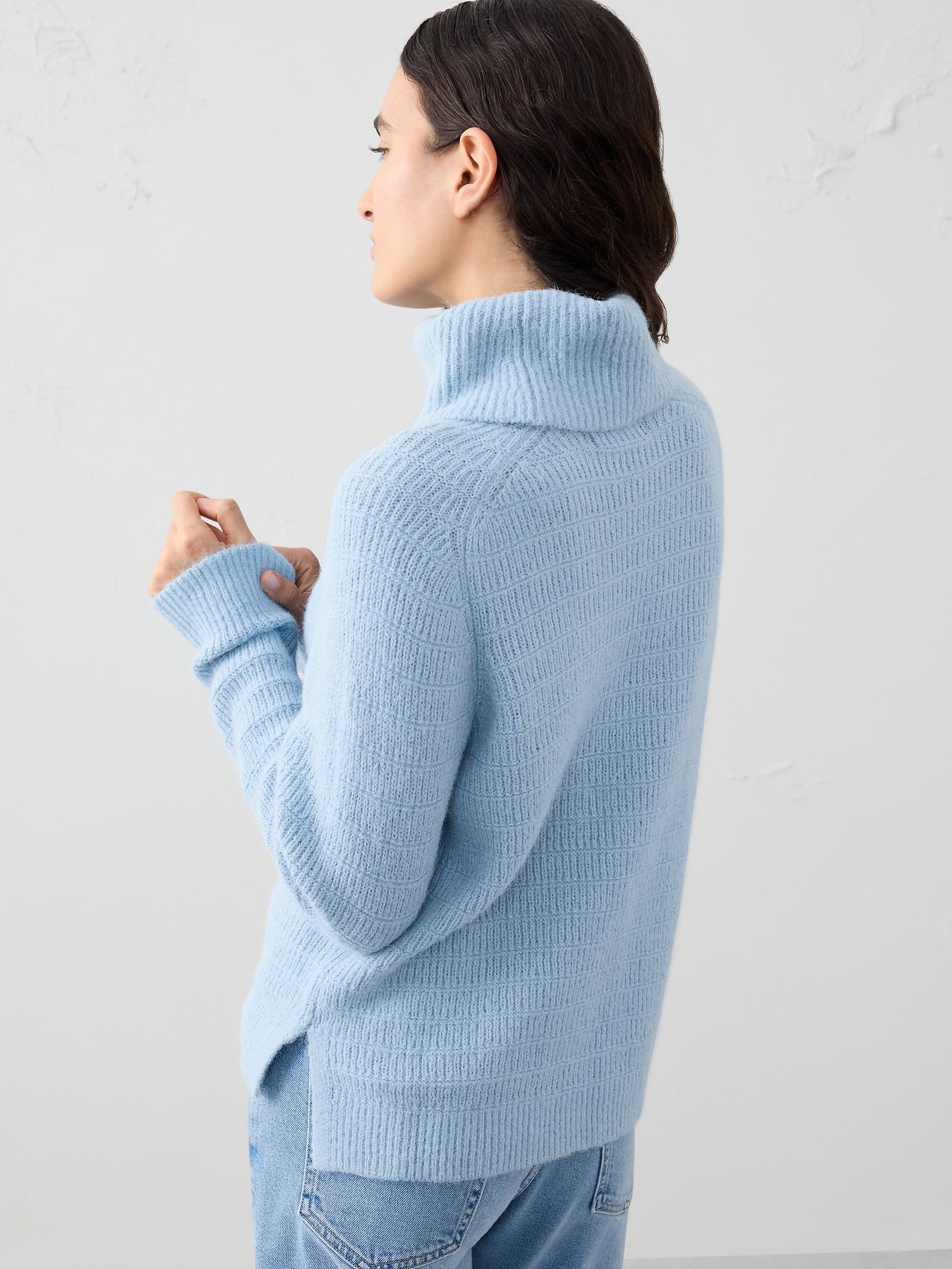 Image number 2 showing, Brushed Turtleneck Sweater