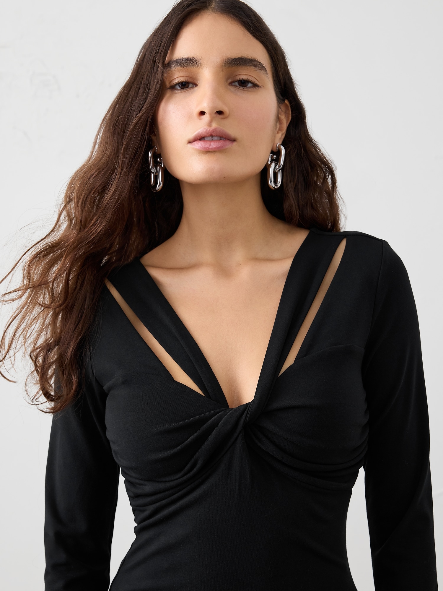 Image number 3 showing, Twist-Front Top