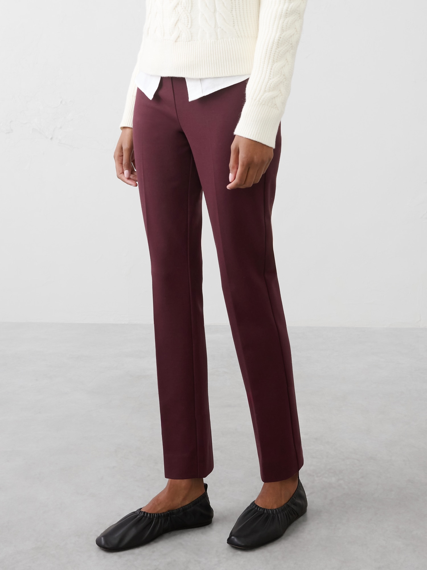 Image number 3 showing, Skinny Ponte Pull-On Pant