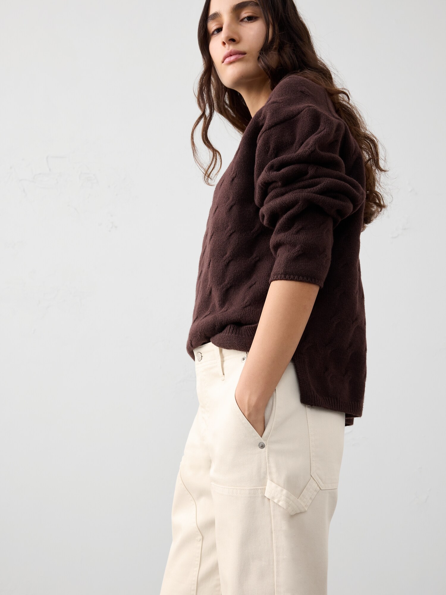 Image number 3 showing, Straight Mid-Rise Carpenter Jean