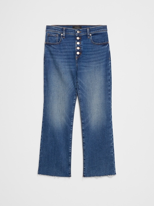 Kick Flare High-Rise Cropped Jean Banana Republic Factory