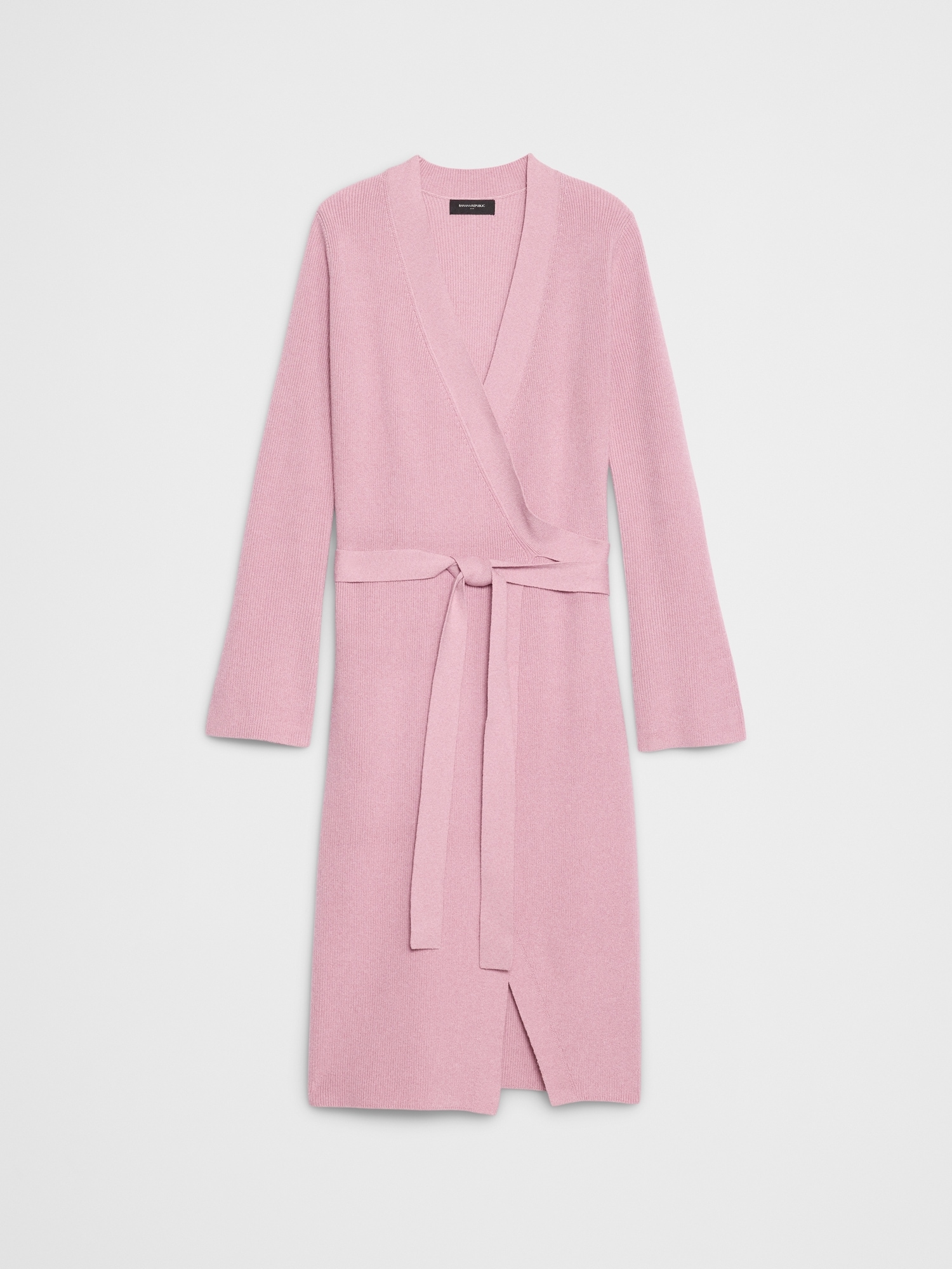 Image number 7 showing, Wrap Knee Length Sweater Dress