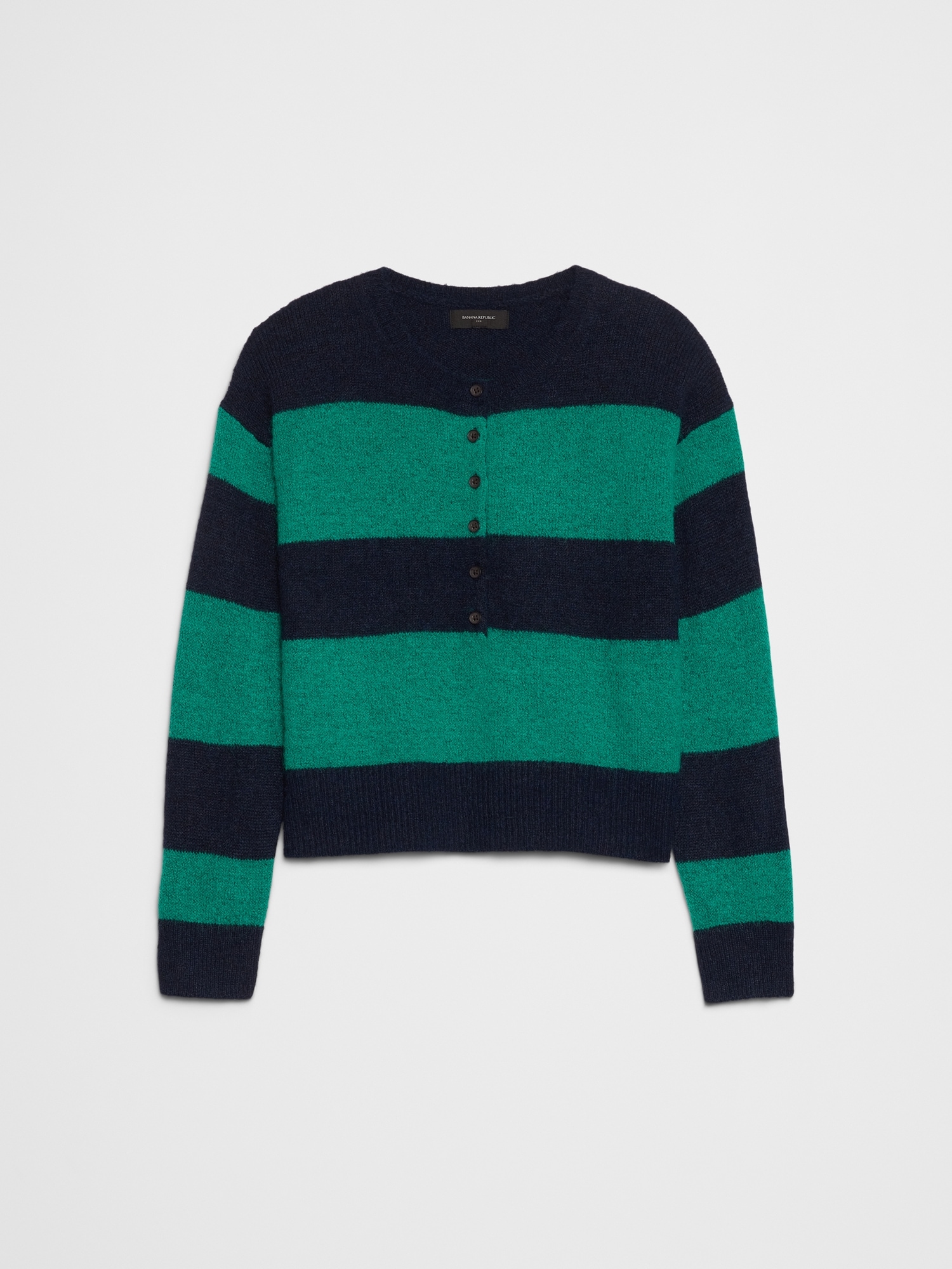 Image number 4 showing, Henley Brushed Pullover Sweater