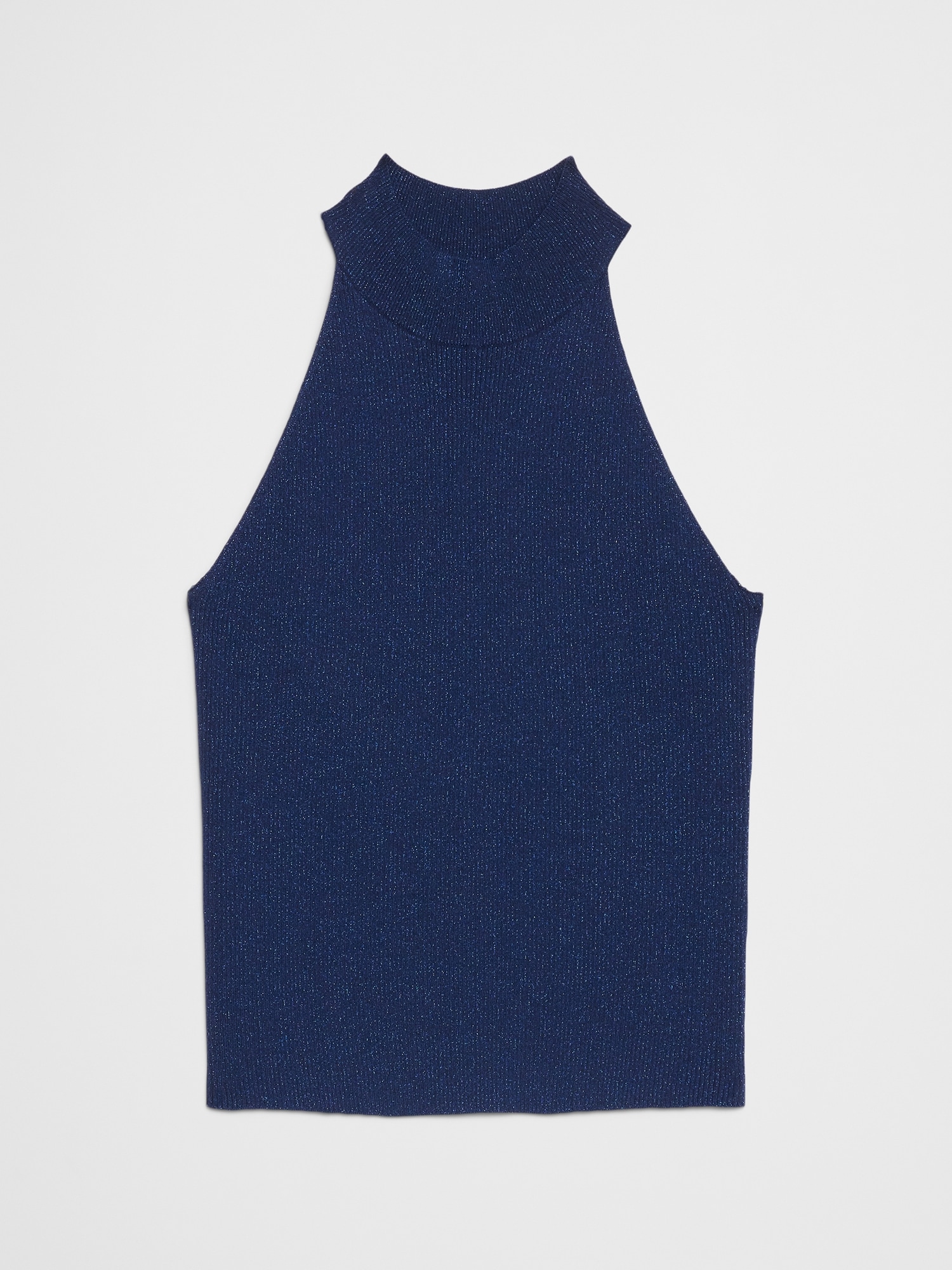 Image number 4 showing, Lurex Halter Sweater Tank