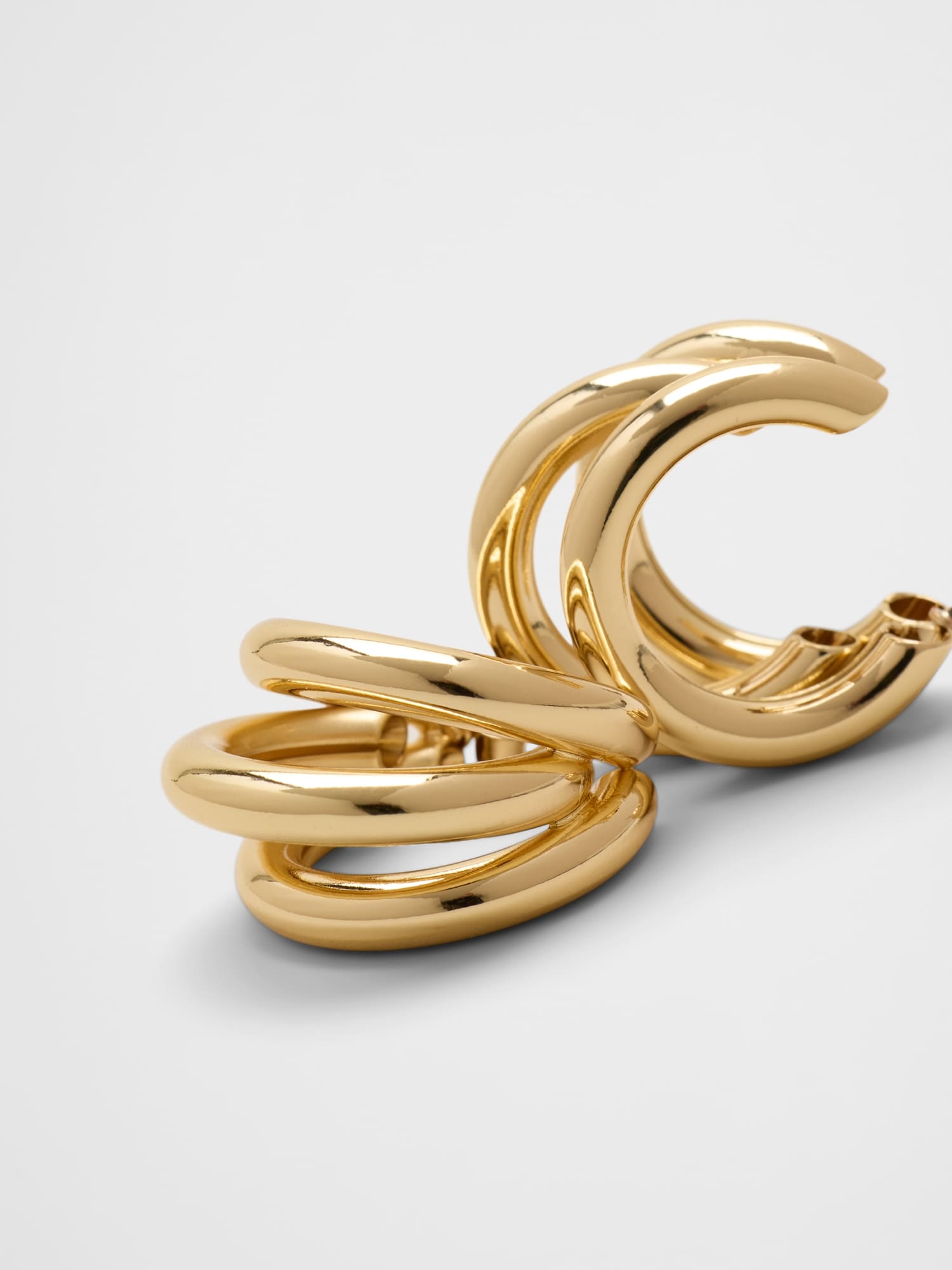 Image number 2 showing, Triple Hoop Earrings