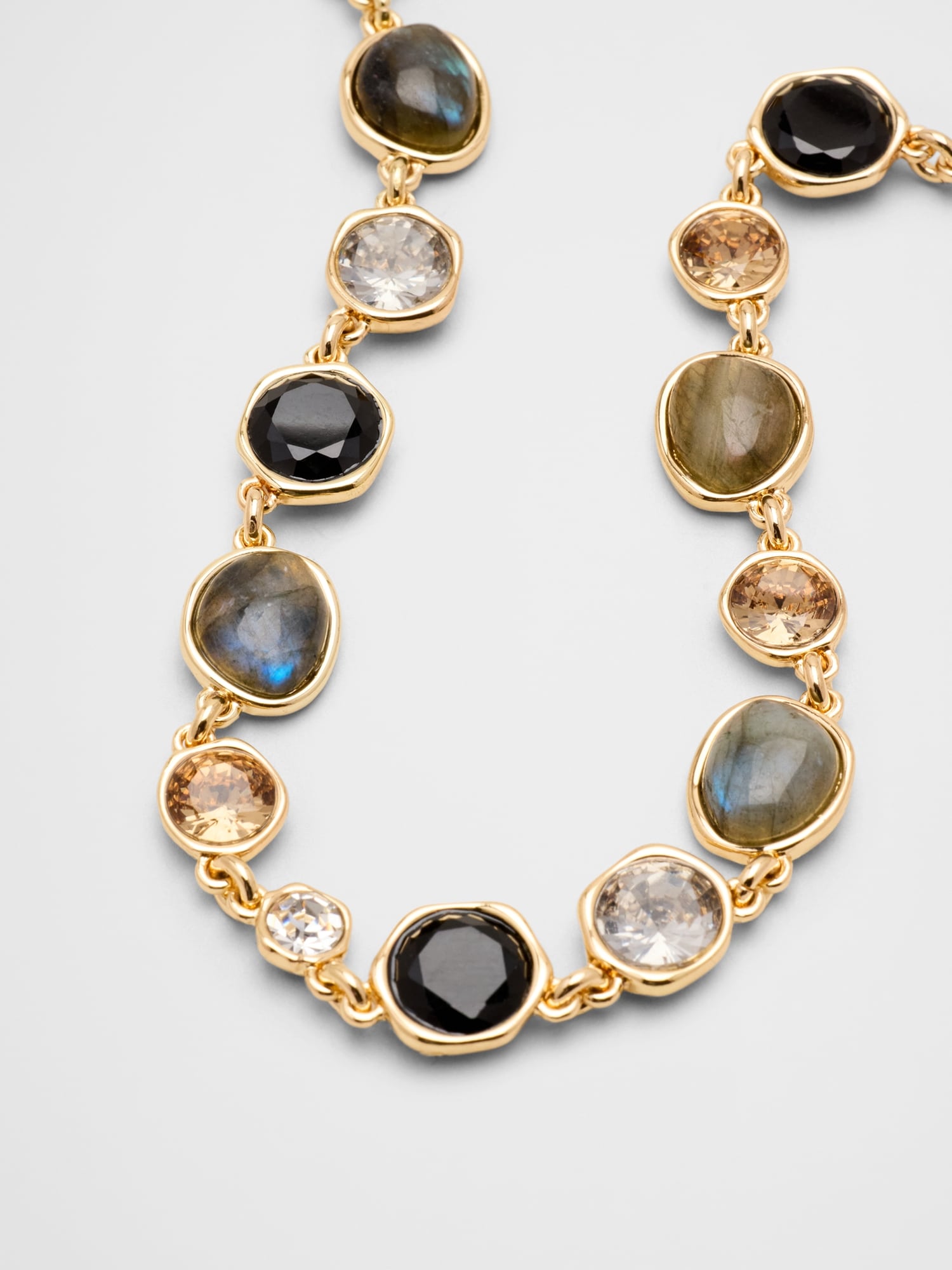 Image number 2 showing, Tonal Glass Necklace