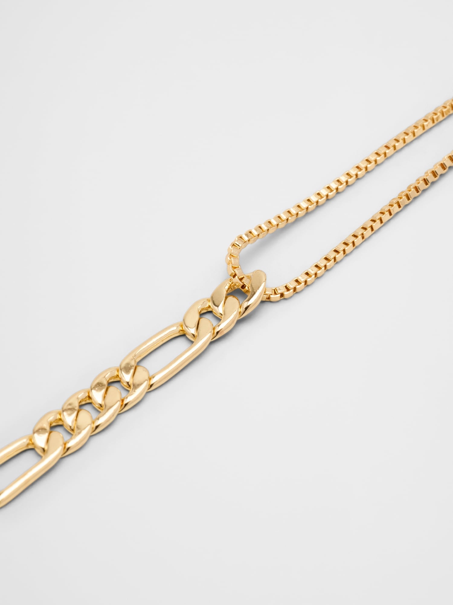 Image number 2 showing, Half Chain Double Box Link Necklace