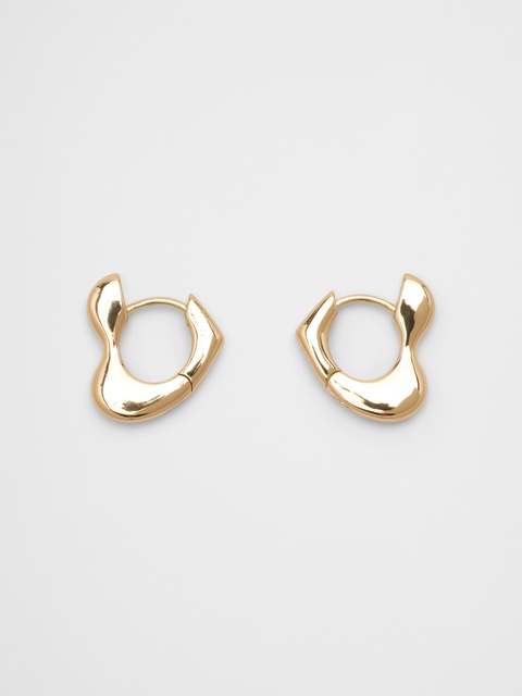 Mini Heart Huggie Earrings