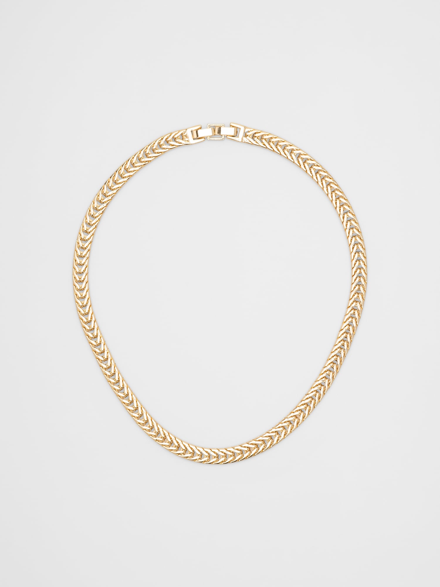 Modern Herringbone Necklace