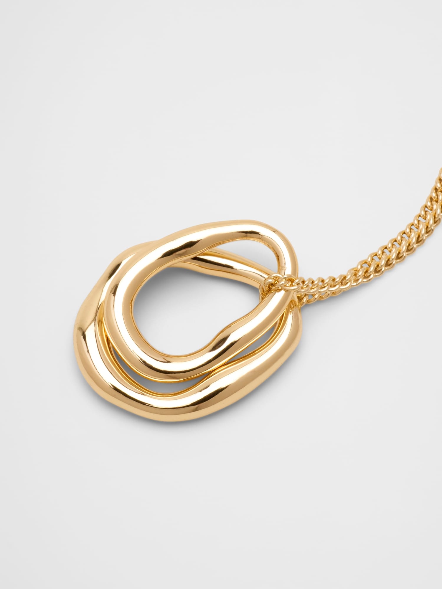 Image number 3 showing, Double Ring Delicate Necklace