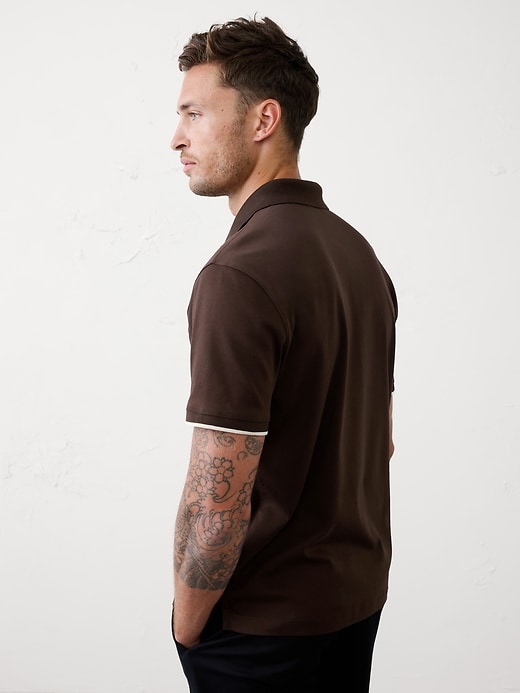 Slim Luxe Touch Pocket Polo