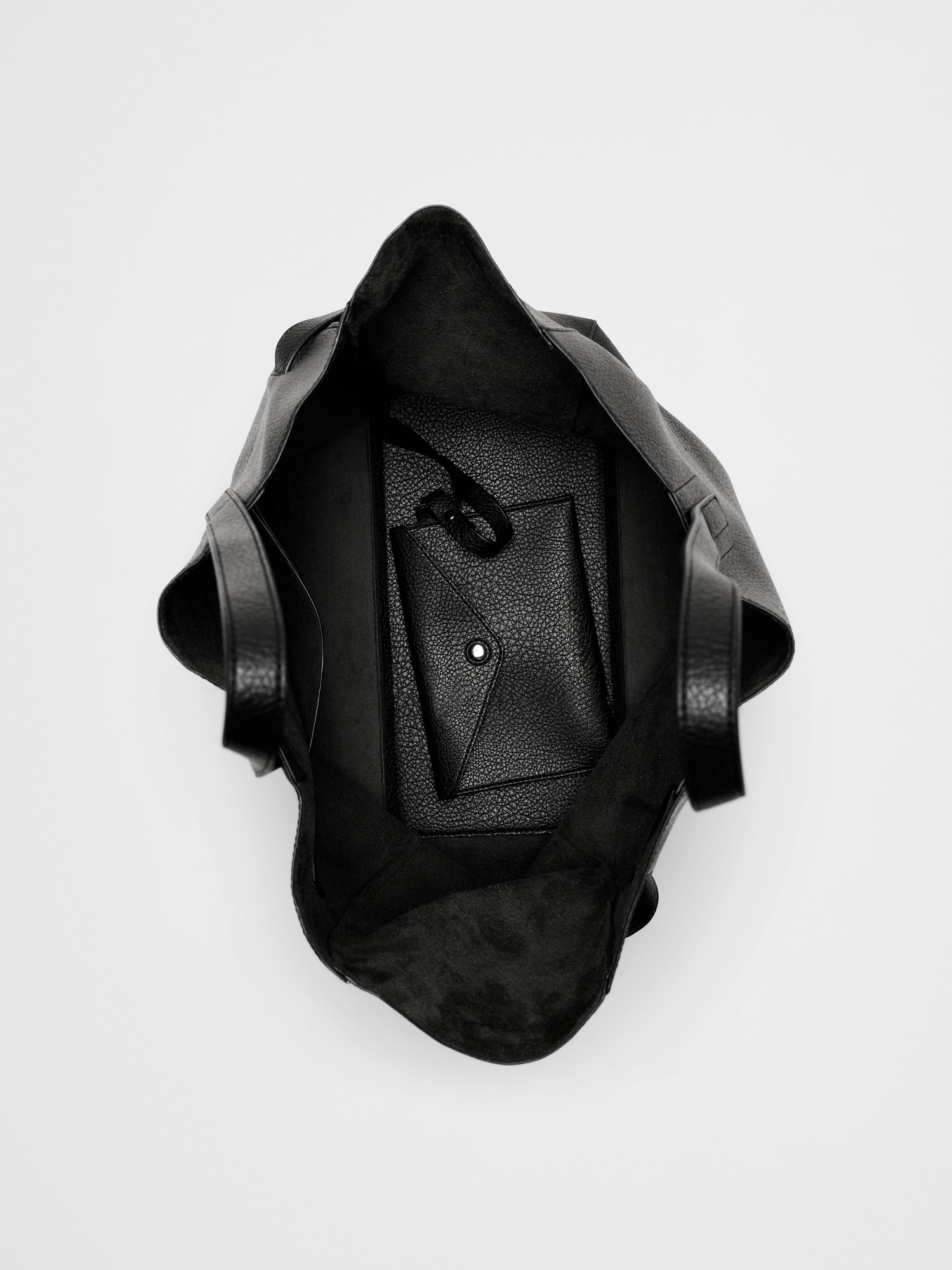 Vegan Leather Tie-Side Tote