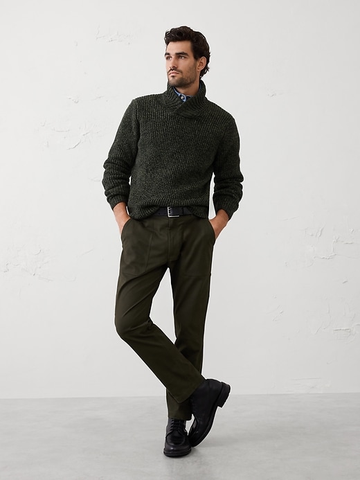 Smooth Leather Moc Toe Boot