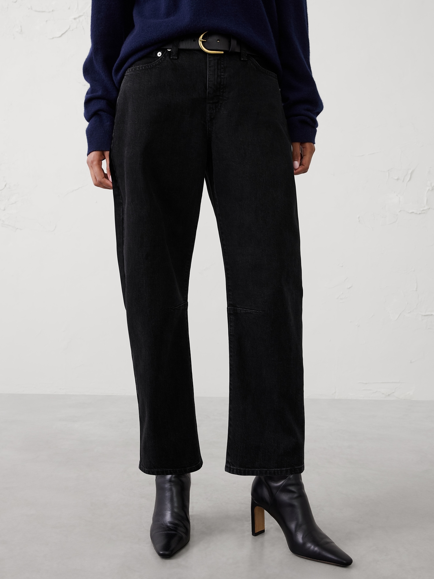 Image number 3 showing, Barrel Mid-Rise Jean