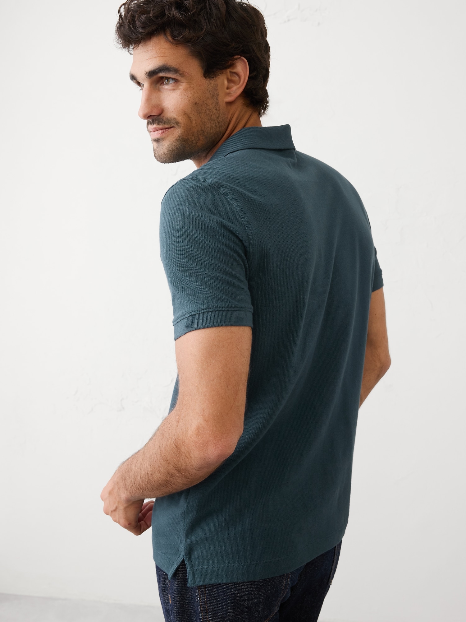 Image number 5 showing, Slim Cotton Pique Polo