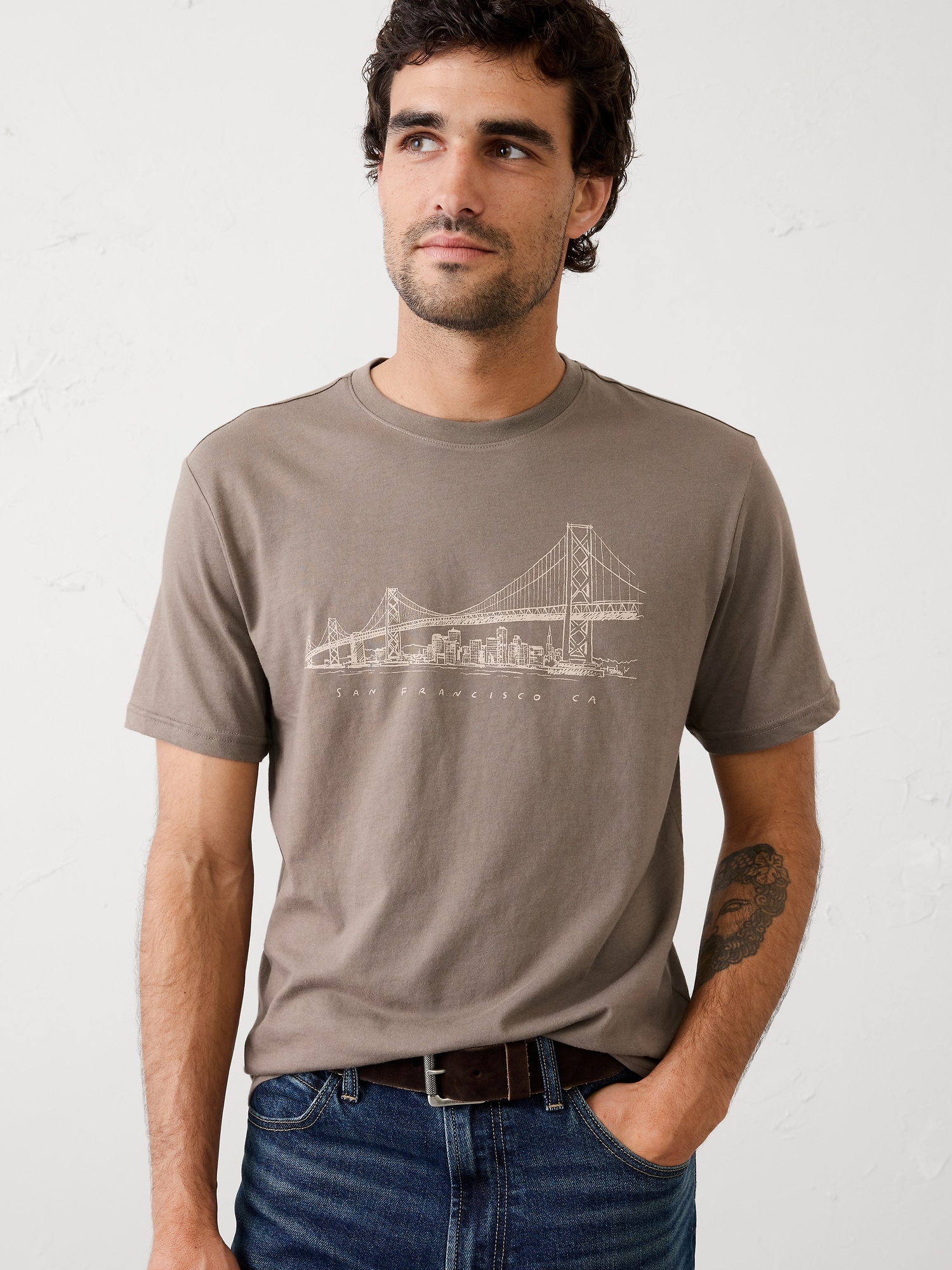 Graphic T-Shirt - Rock Grey