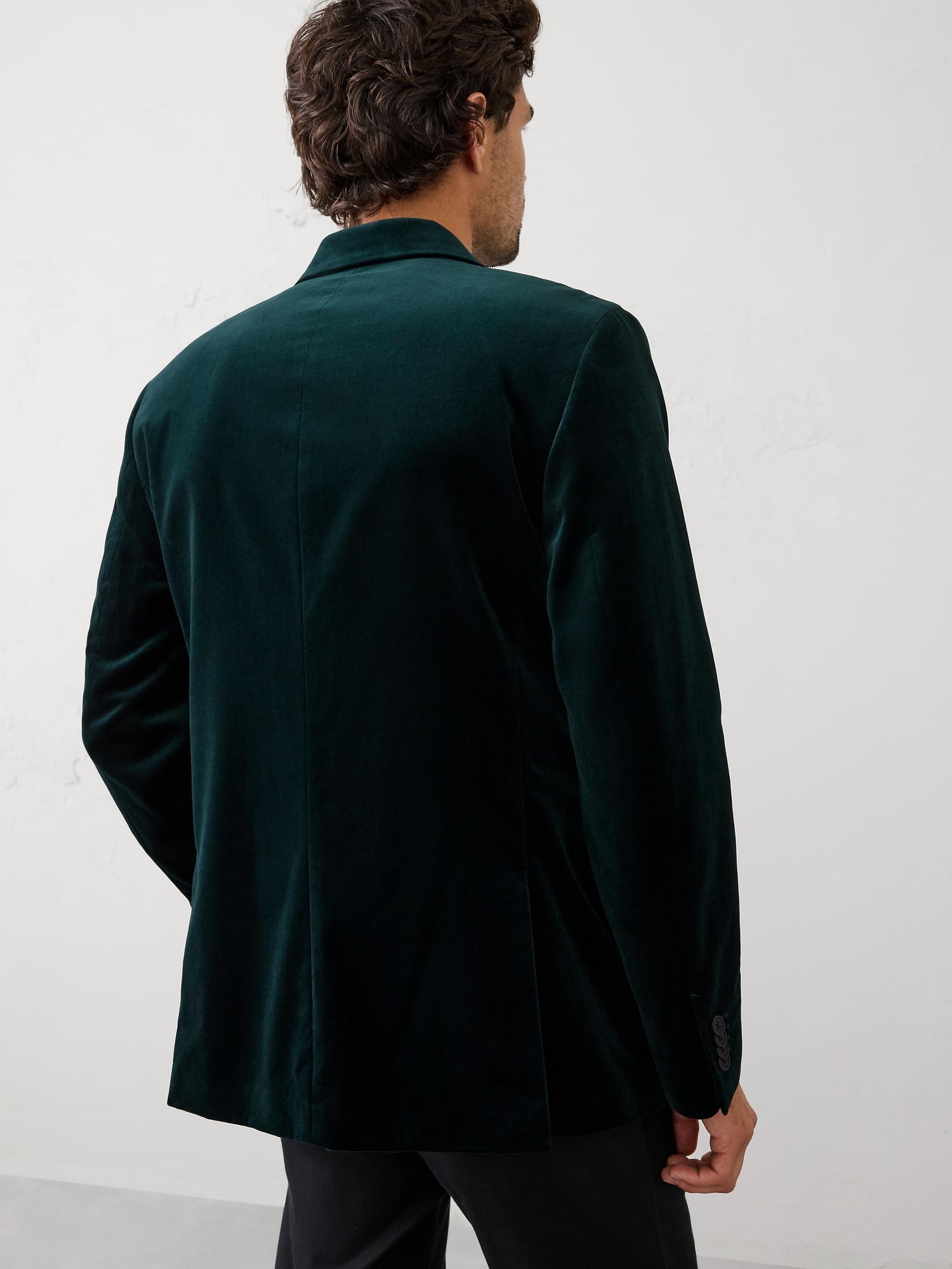 Image number 2 showing, Tailored-Fit Velvet Jacket