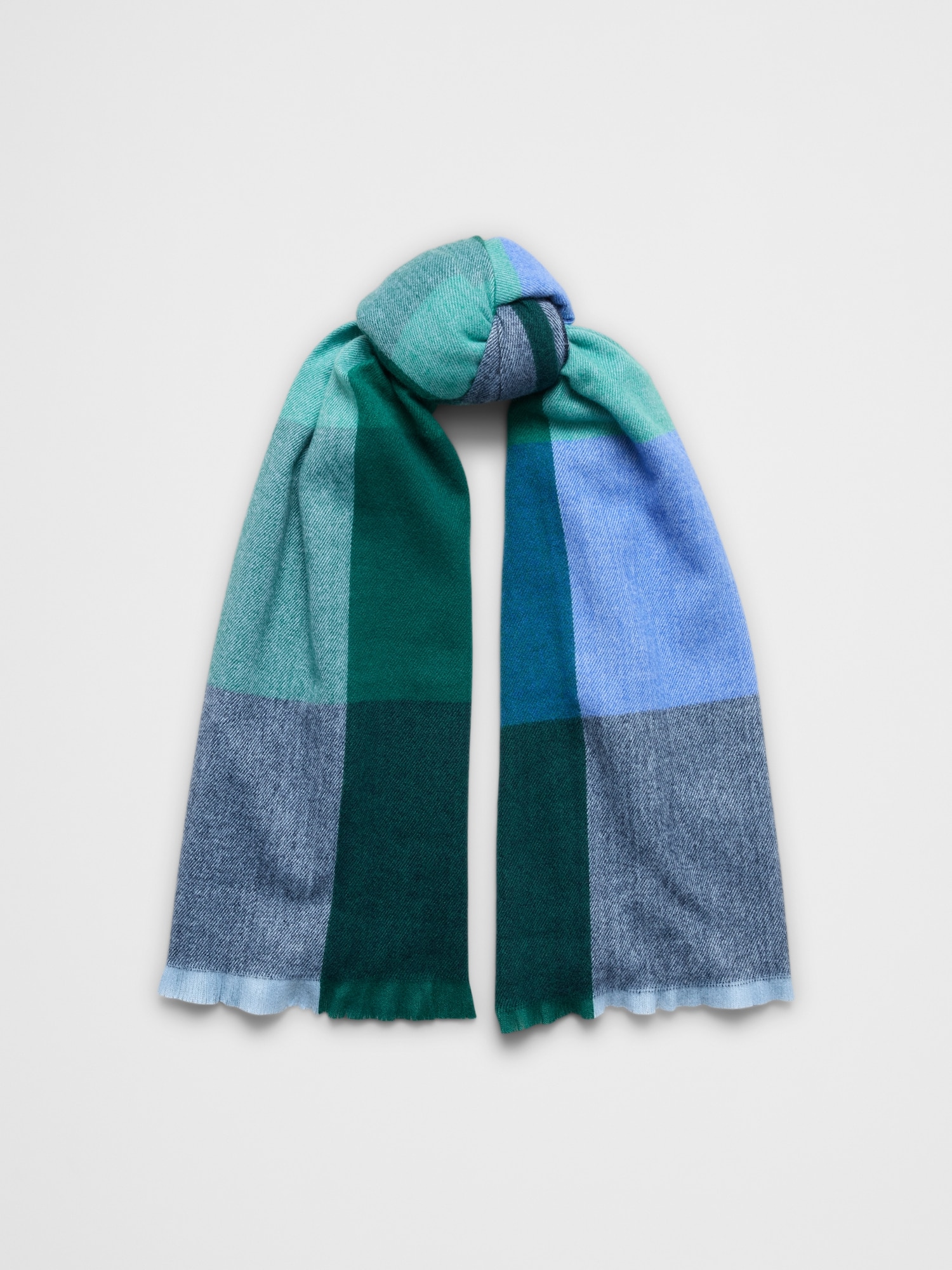 Cozy Scarf - Blue Plaid