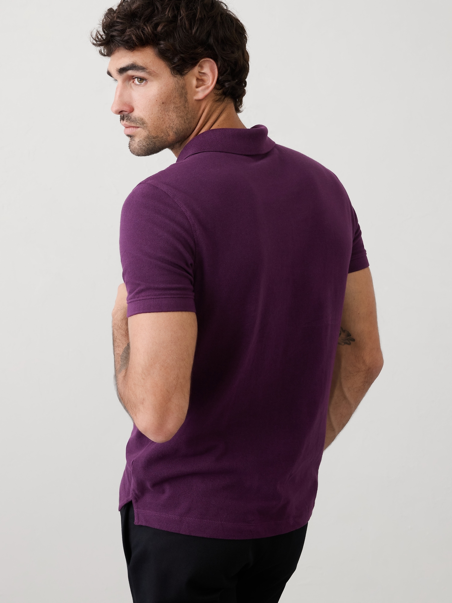 Image number 8 showing, Slim Cotton Pique Polo