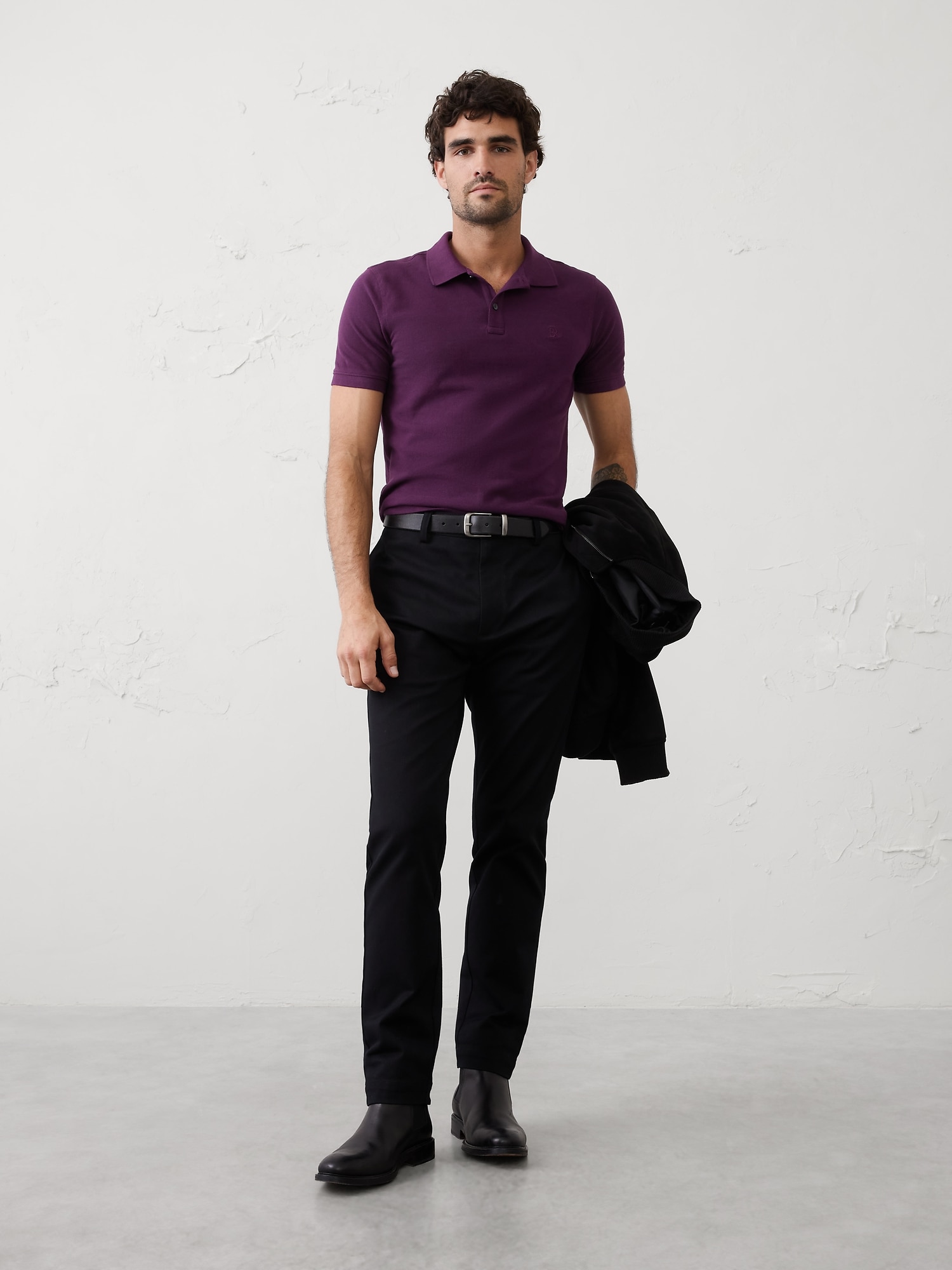 Image number 3 showing, Slim Cotton Pique Polo