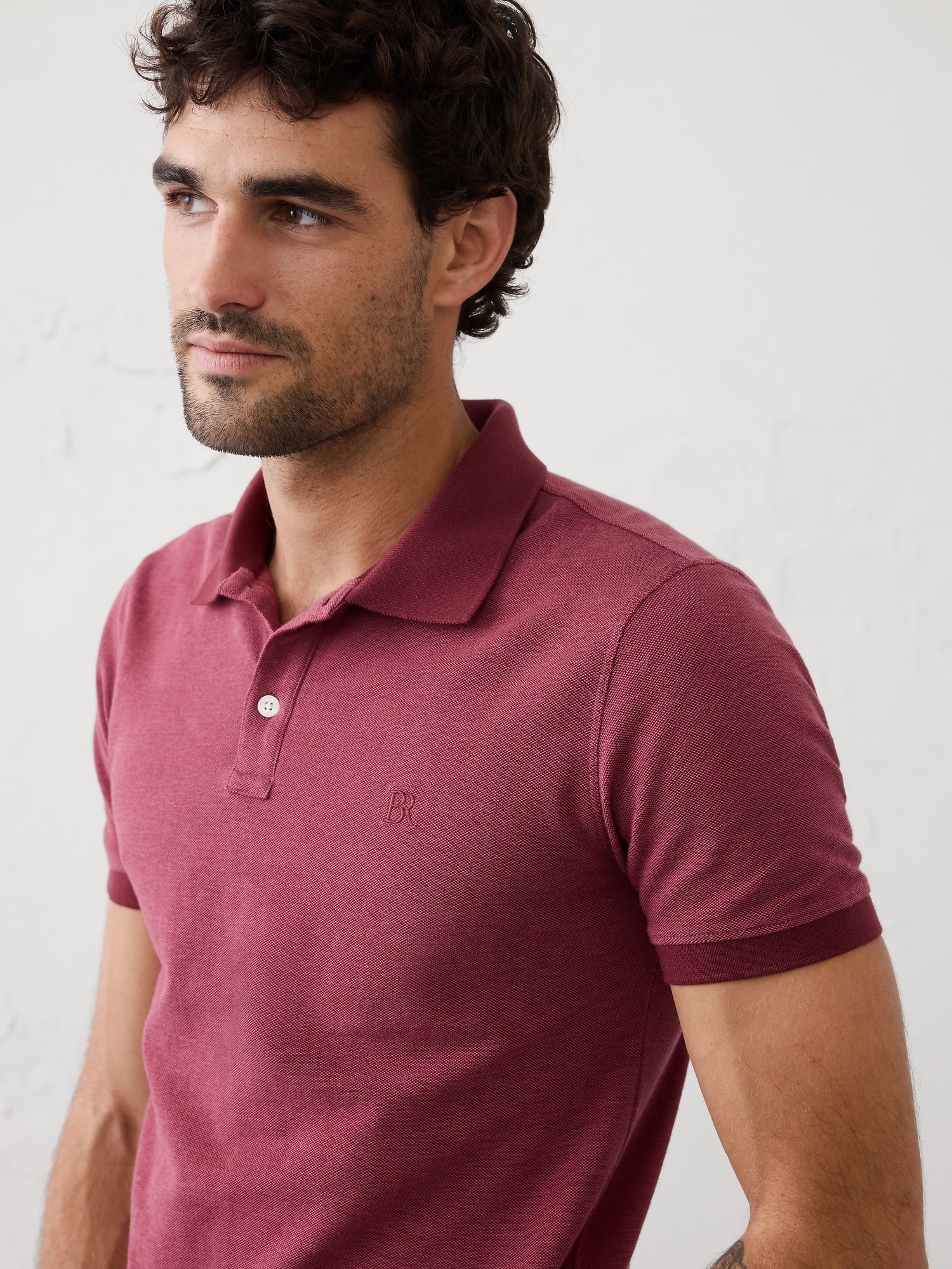 Image number 3 showing, Slim Cotton Pique Polo