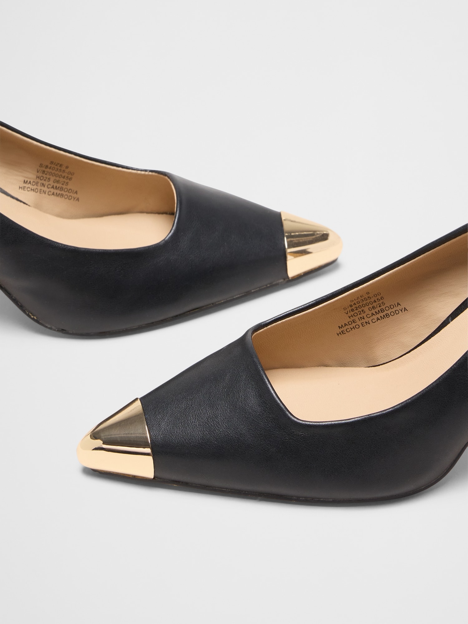 Image number 5 showing, Metal Toe Cap Slingback Heel