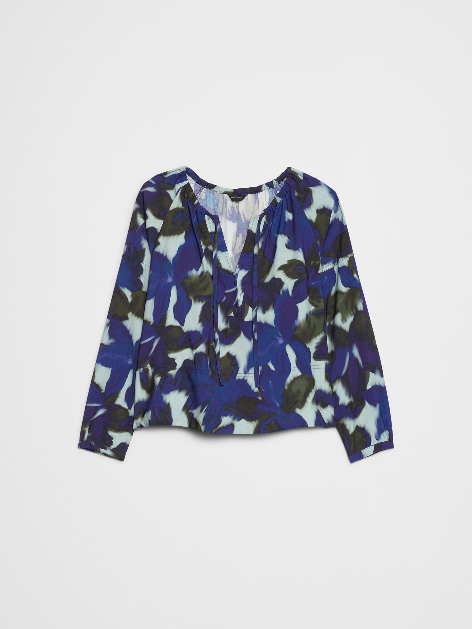 Image number 4 showing, Twill Shirred Popover Shirt